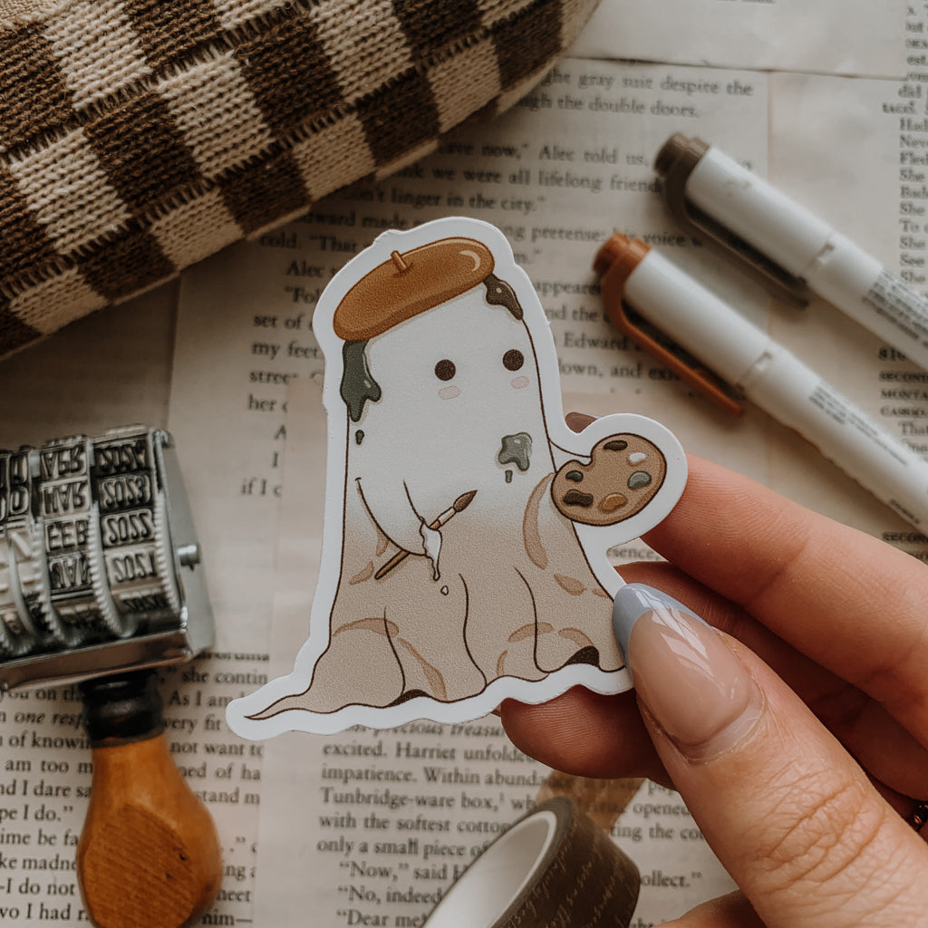Cello Paint Palette Vinyl Sticker