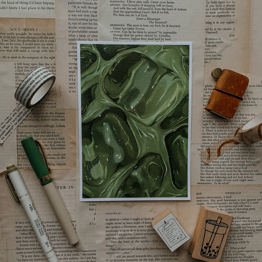 Iced Matcha Art Print