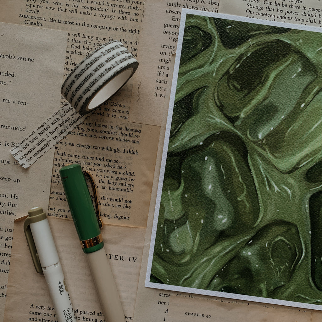 Iced Matcha Art Print