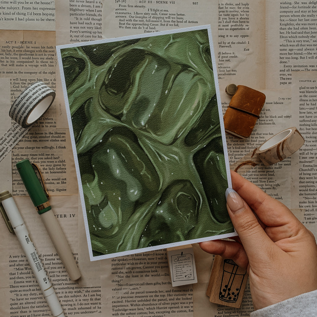 Iced Matcha Art Print