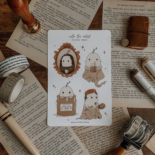 Cello Artist Sticker Sheet