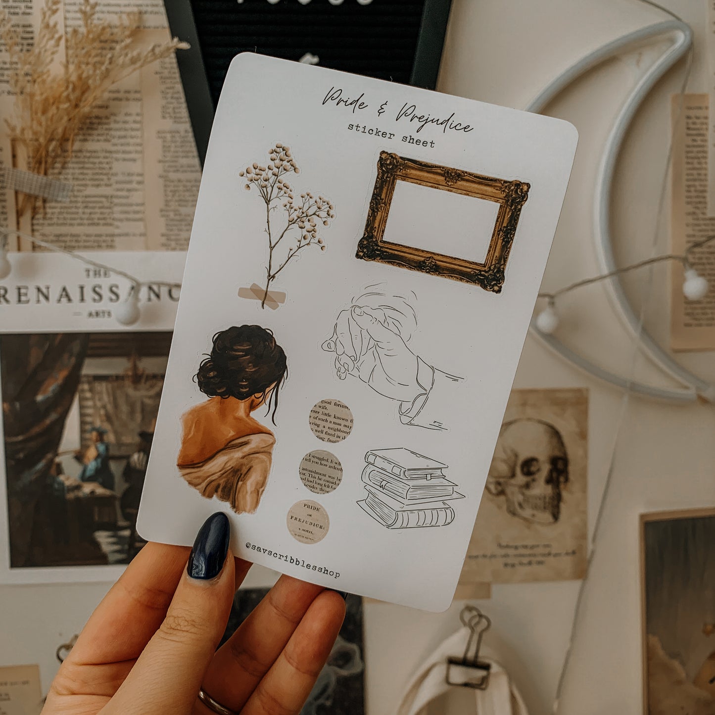 Pride & Prejudice Sticker Sheet