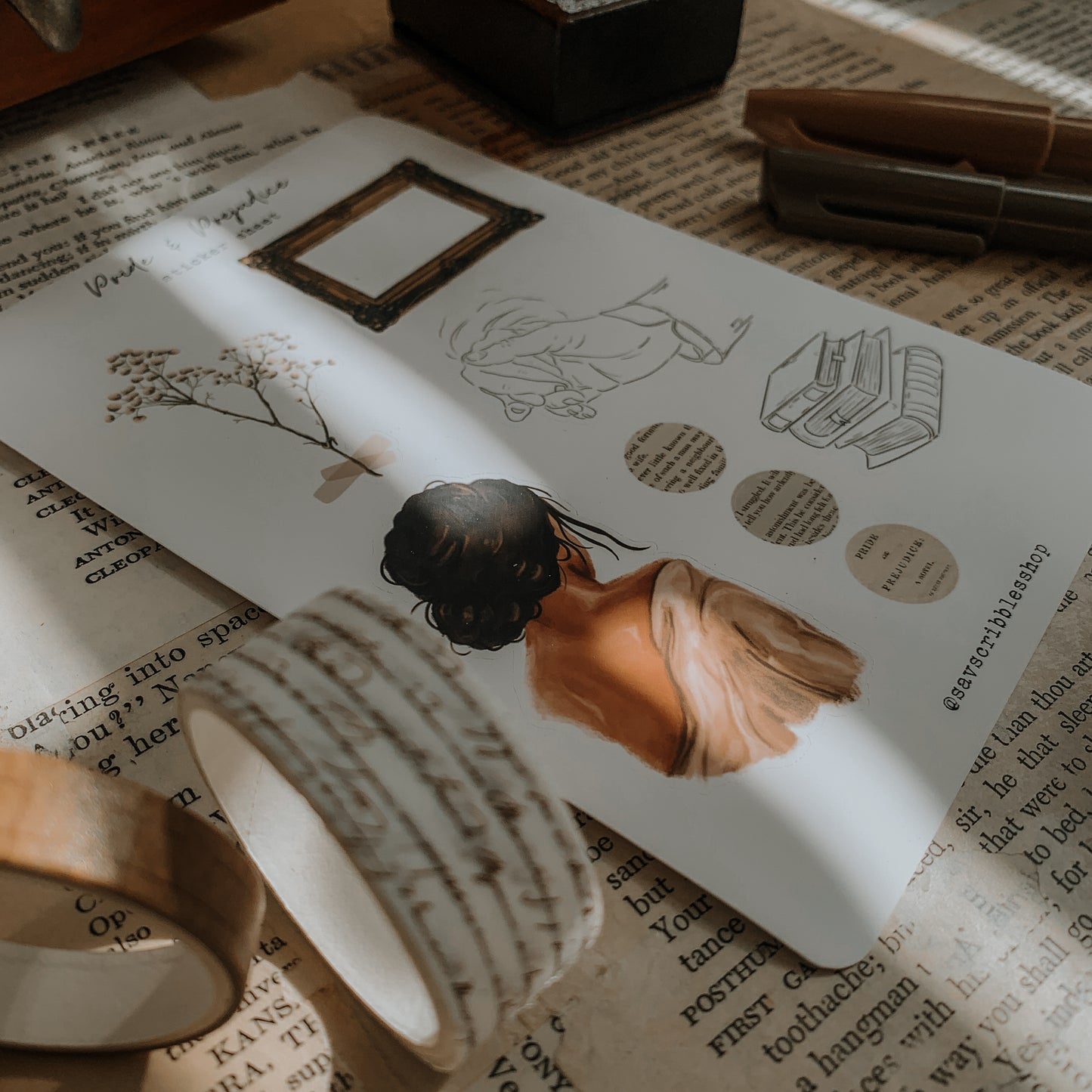 Pride & Prejudice Sticker Sheet
