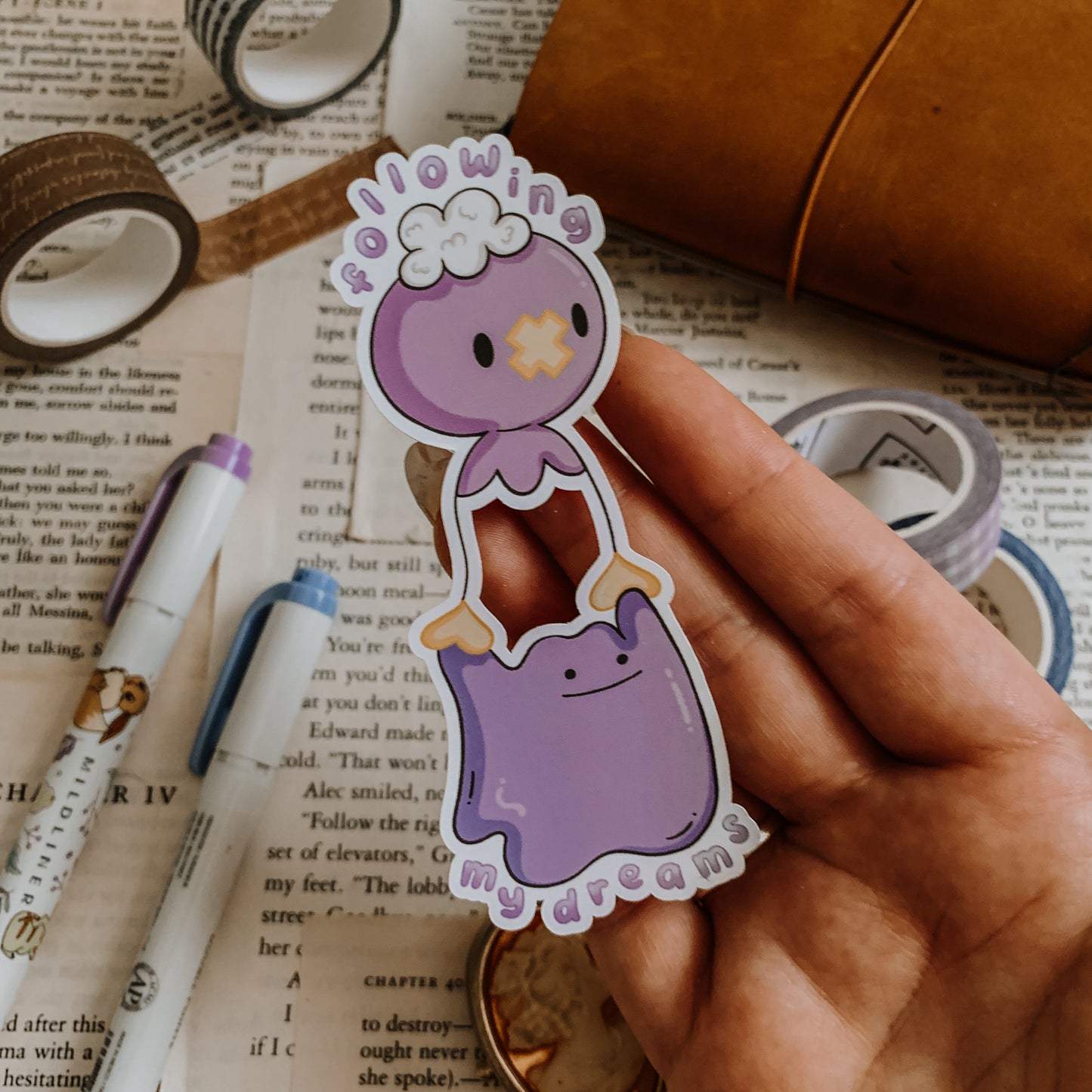 Following My Dreams Vinyl Sticker