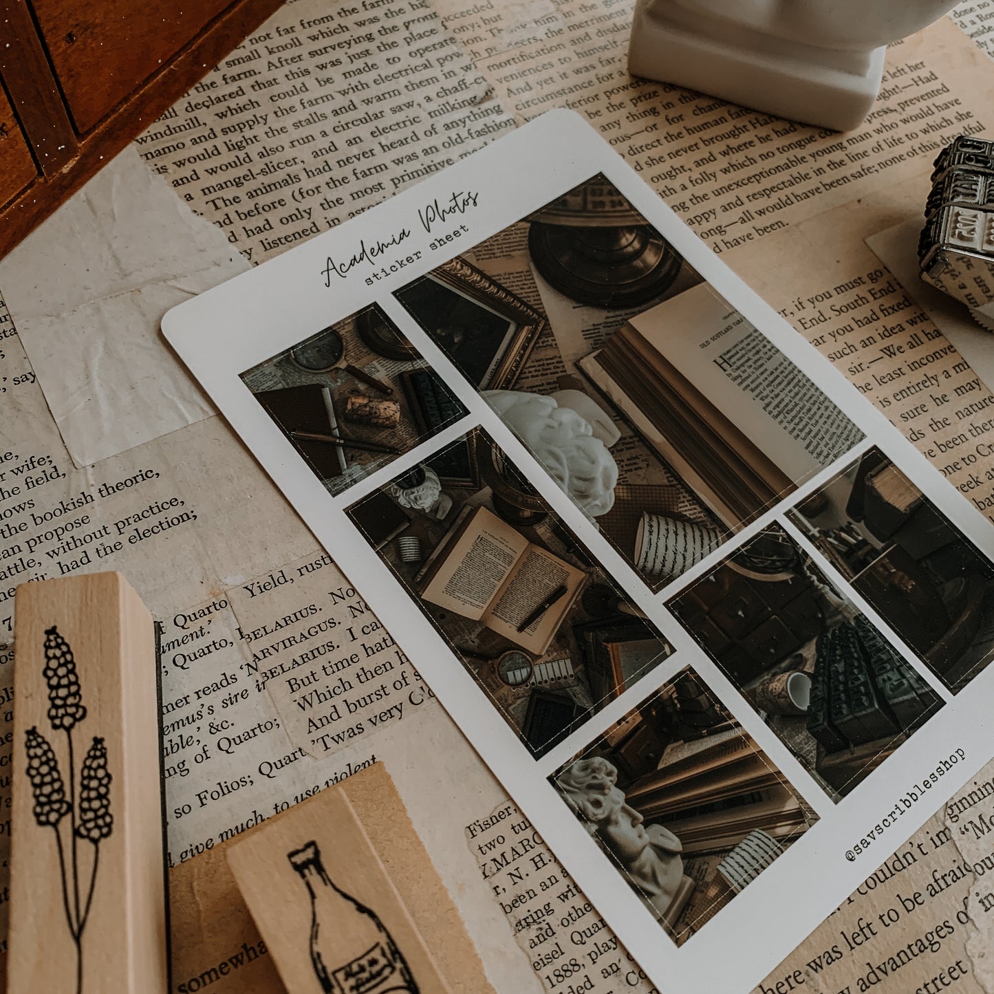 Academia Photos Sticker Sheet