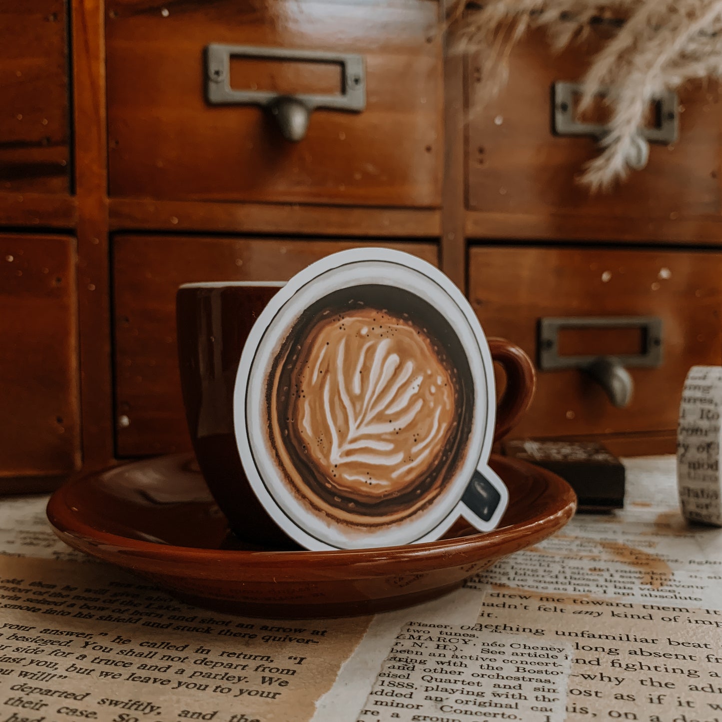 Coffee Vinyl Sticker