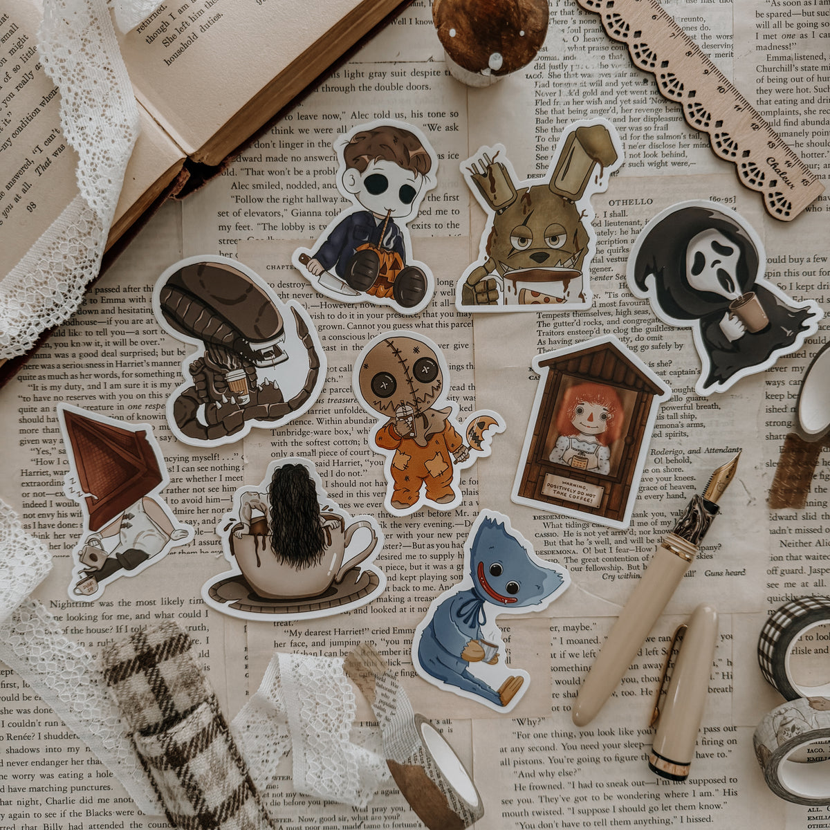 Five Nights Coffee Vinyl Sticker