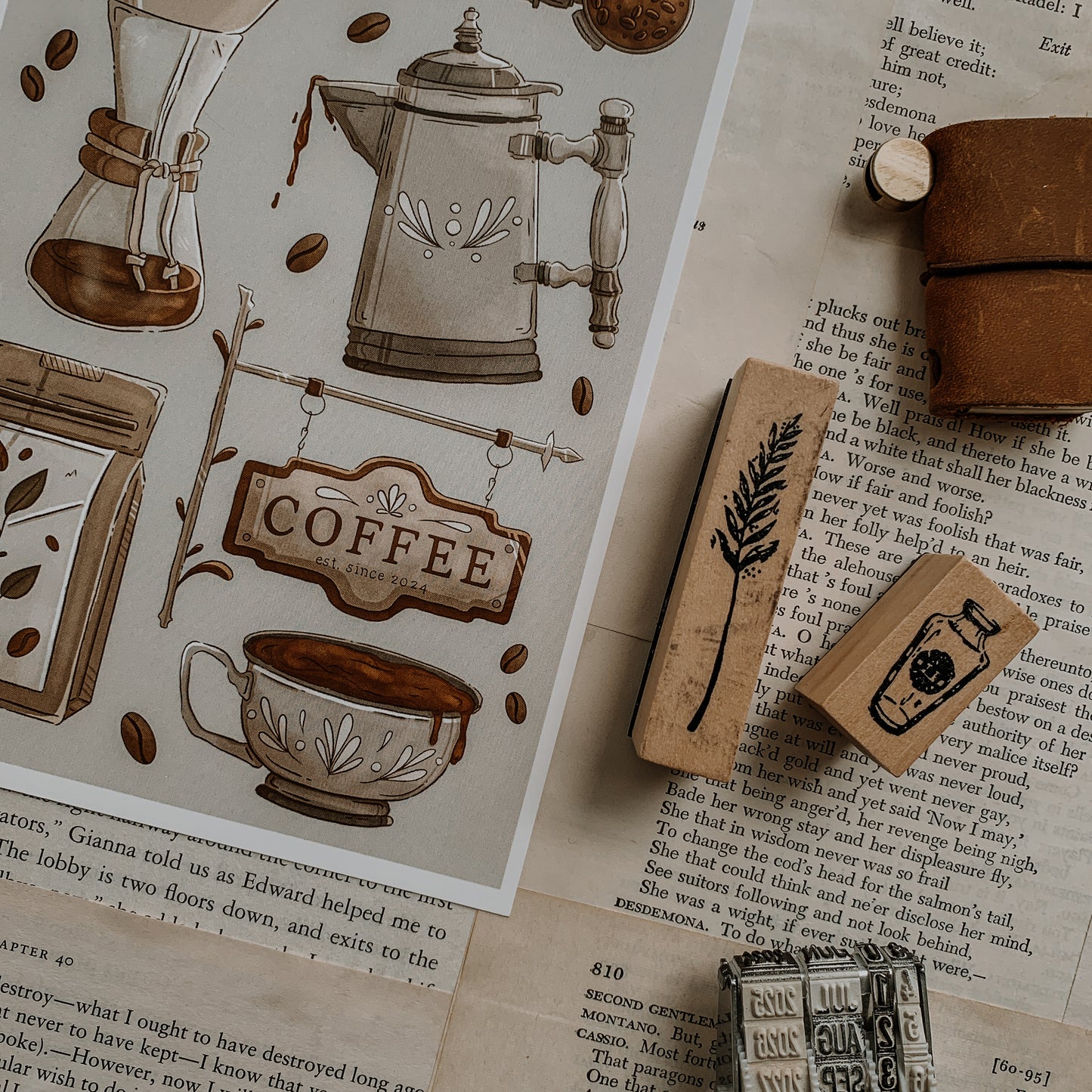 Cozy Coffeeshop Art Print