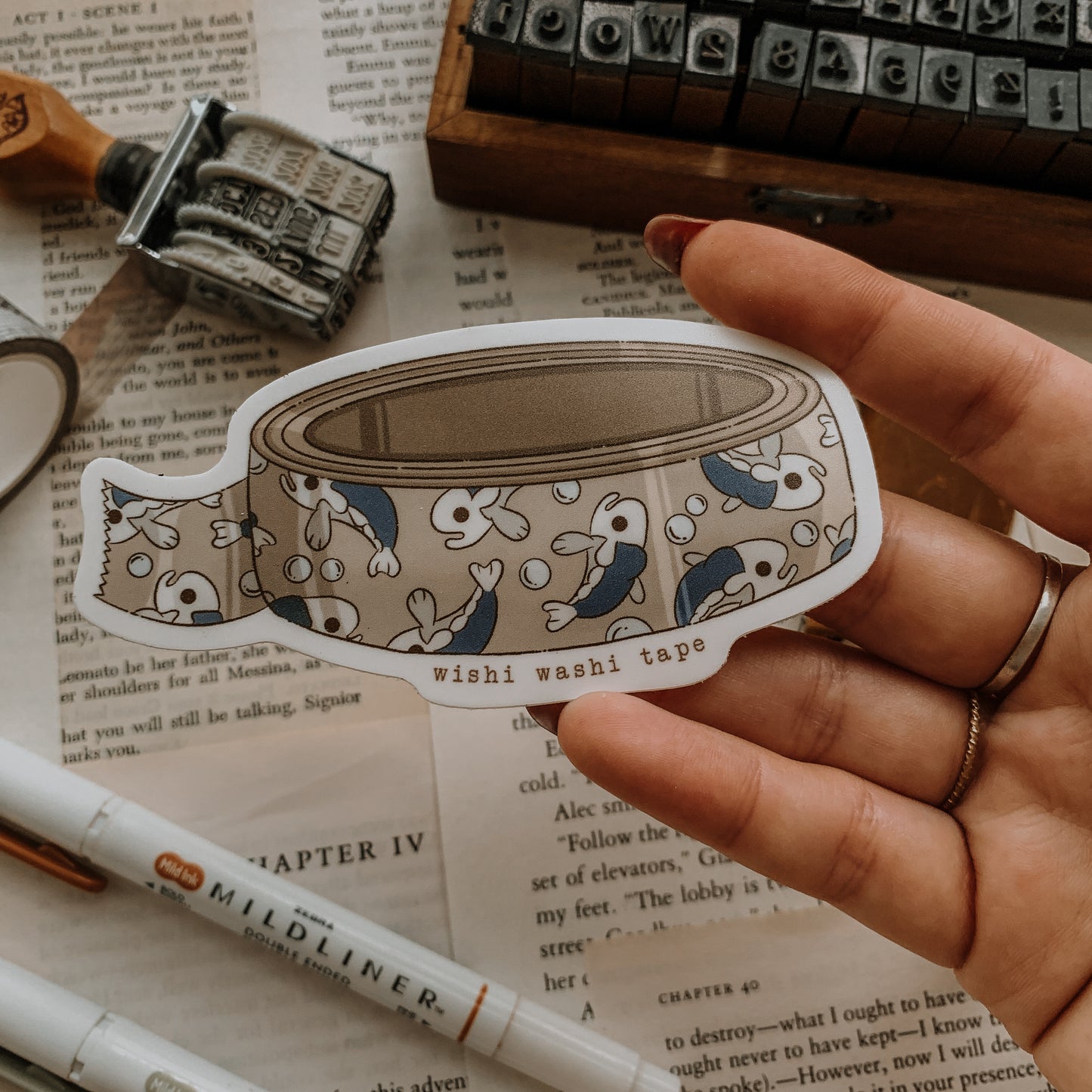 Wishi Washi Tape Vinyl Sticker