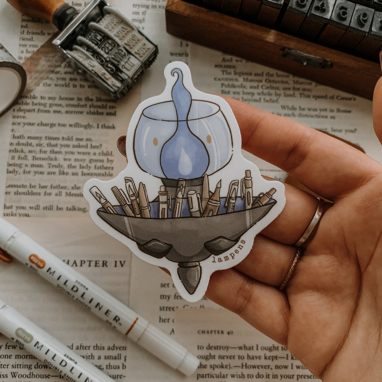 Lampent Vinyl Sticker