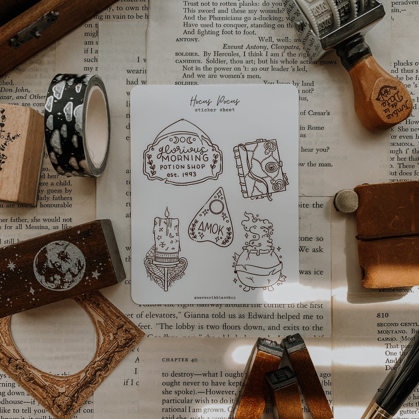 Hocus Pocus Sticker Sheet