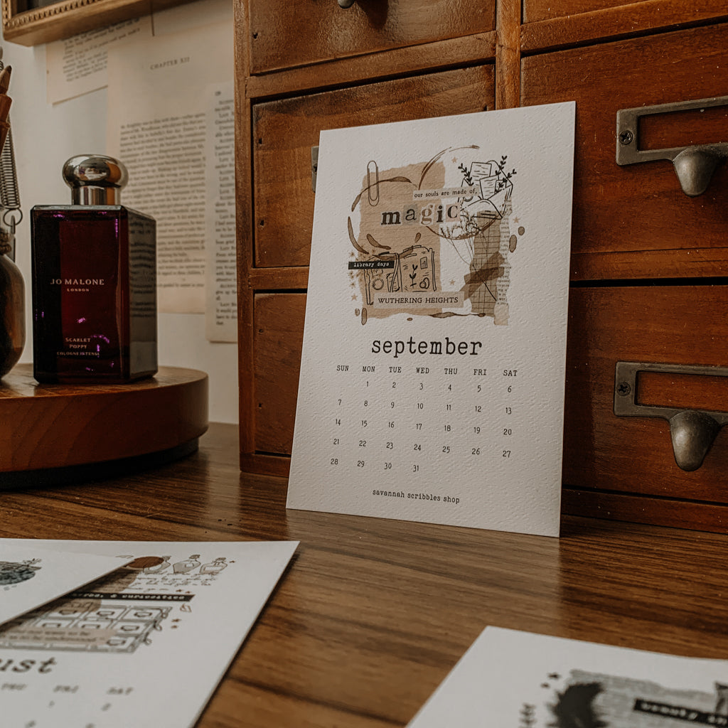 2025 Calendar Cards