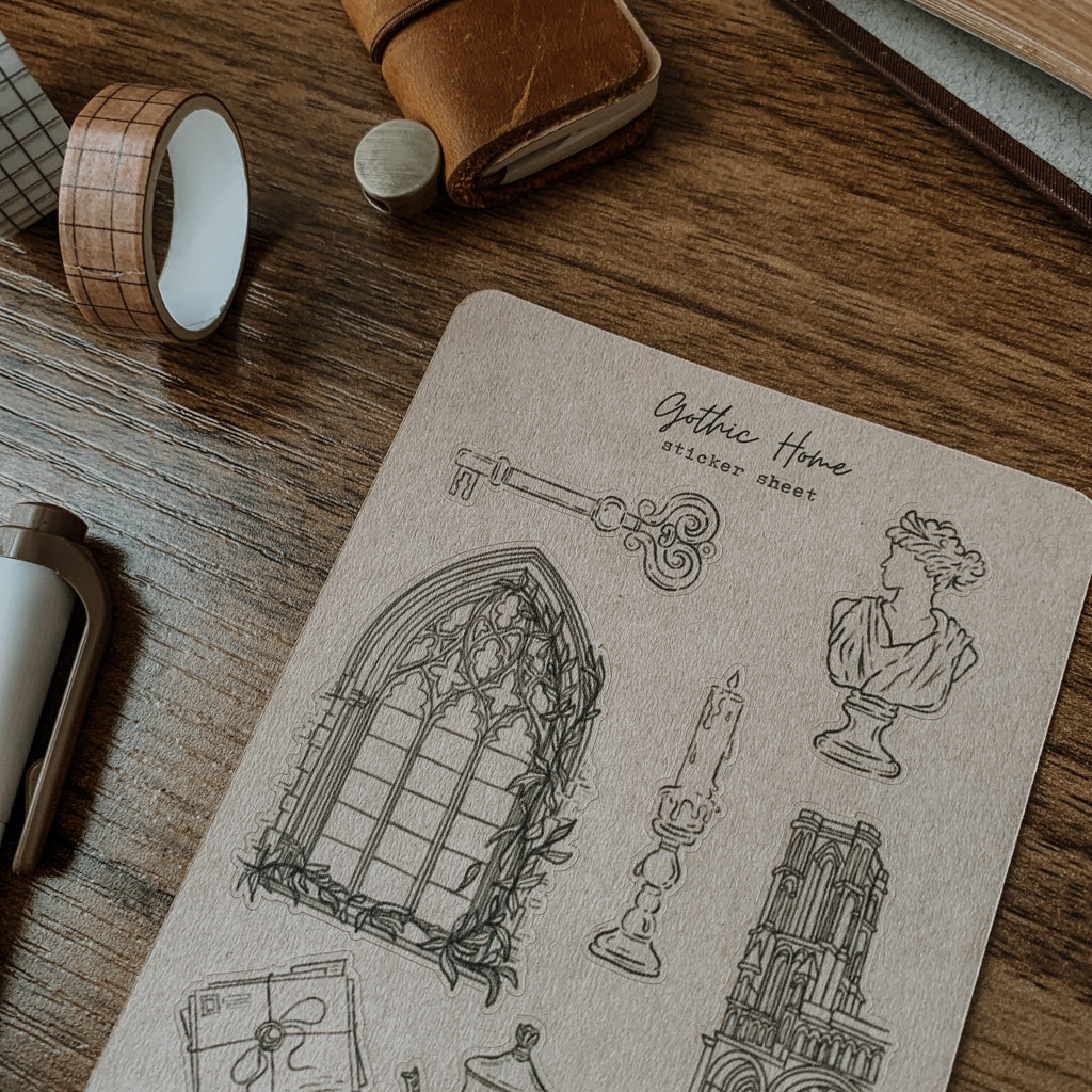 Gothic Home Sticker Sheet