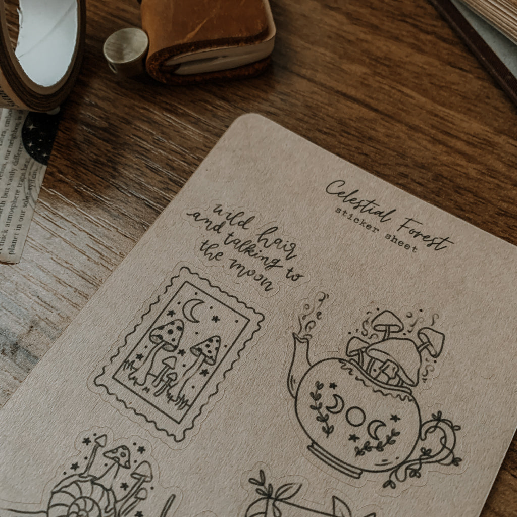 Celestial Forest Sticker Sheet