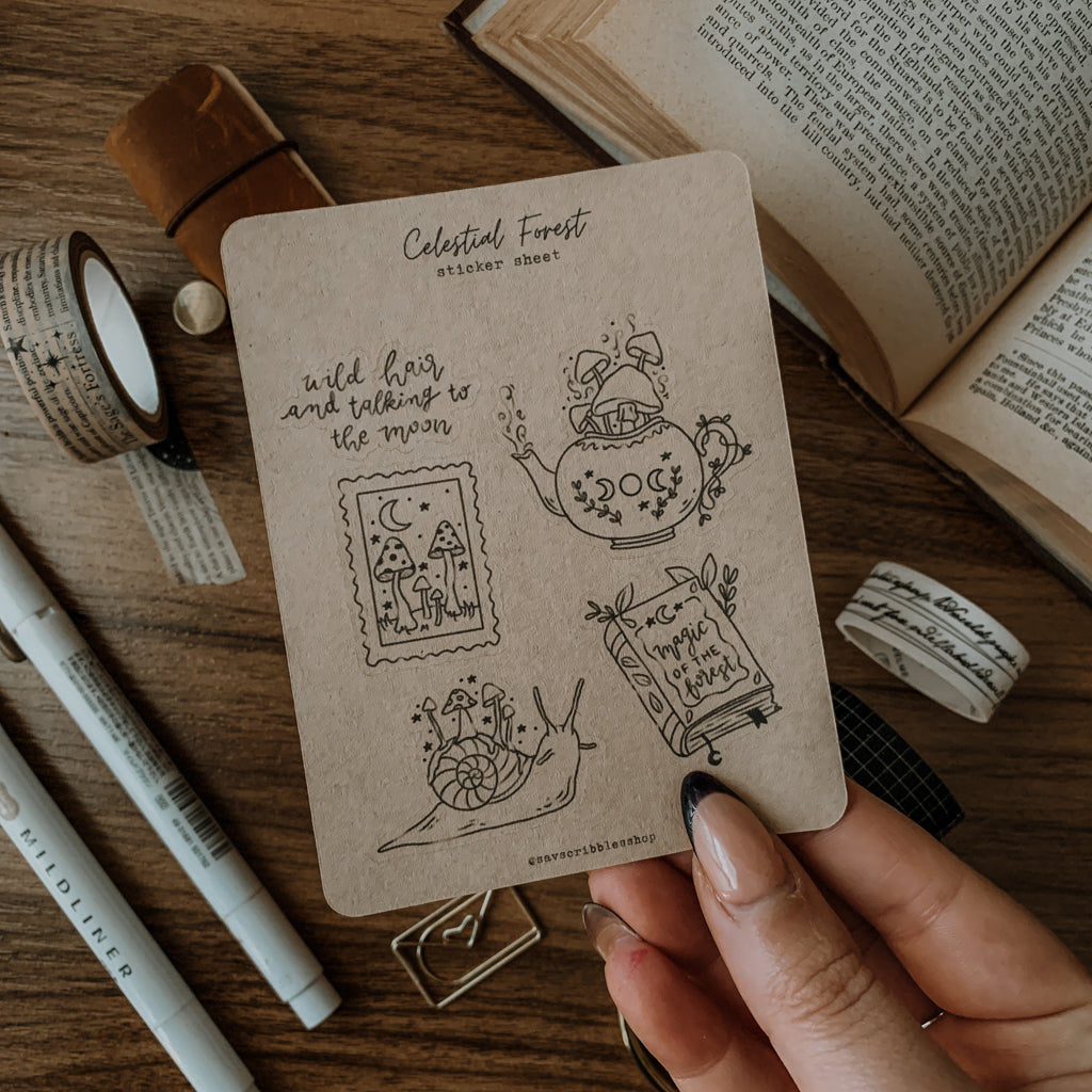 Celestial Forest Sticker Sheet