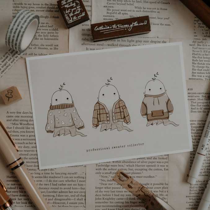 Sweater Weather Art Print