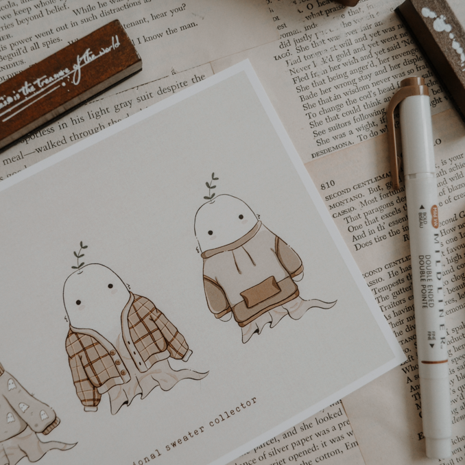 Sweater Weather Art Print