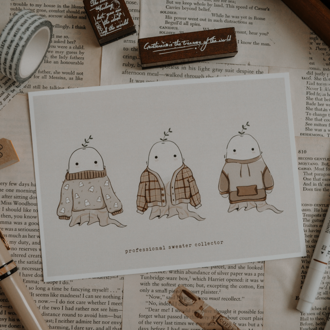 Sweater Weather Art Print