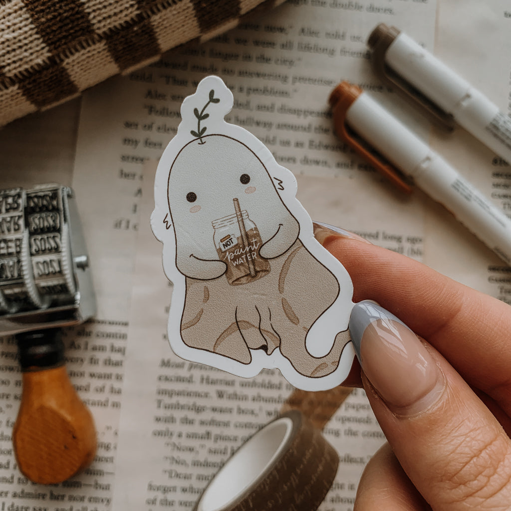 Cello 'Not' Paint Water Vinyl Sticker