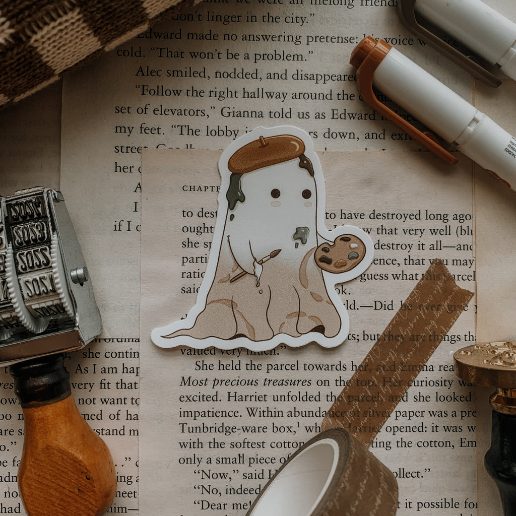 Cello Paint Palette Vinyl Sticker