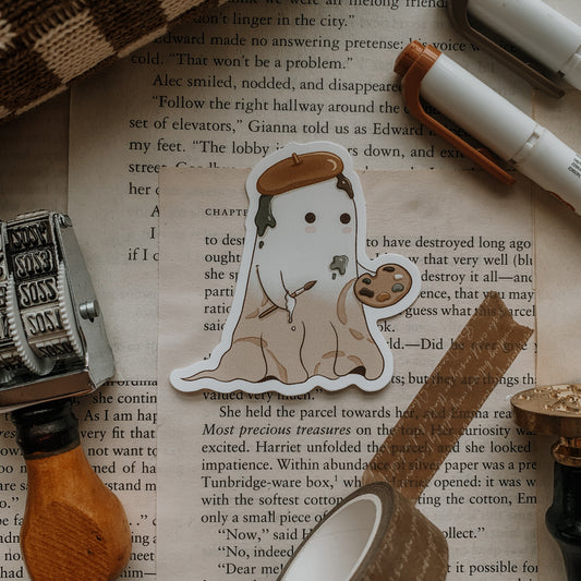 Cello Paint Palette Vinyl Sticker