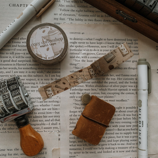 Cozy Coffeeshop Washi Tape