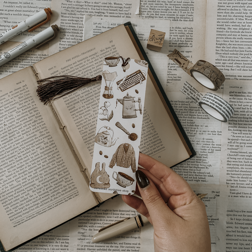 Cozy Lifestyle Bookmark