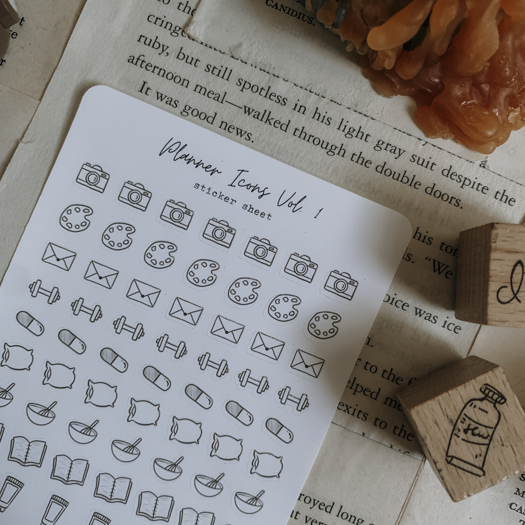 Planner Icons Sticker Sheet Vol. 1