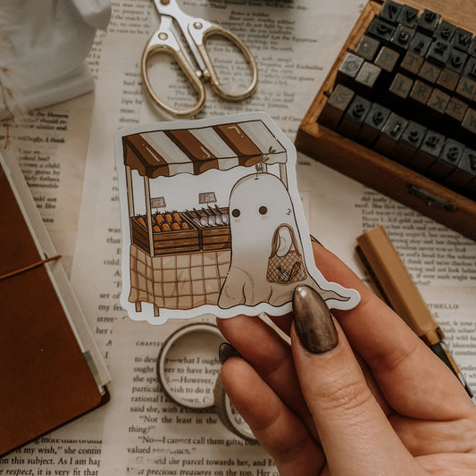 Cello Market Vinyl Sticker