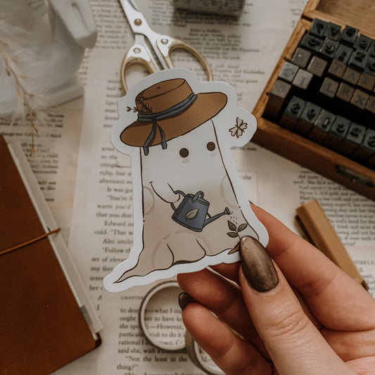 Cello the Gardener Vinyl Sticker