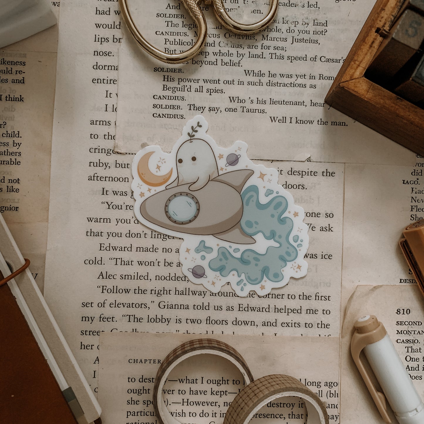 Cello in the Galaxy Vinyl Sticker