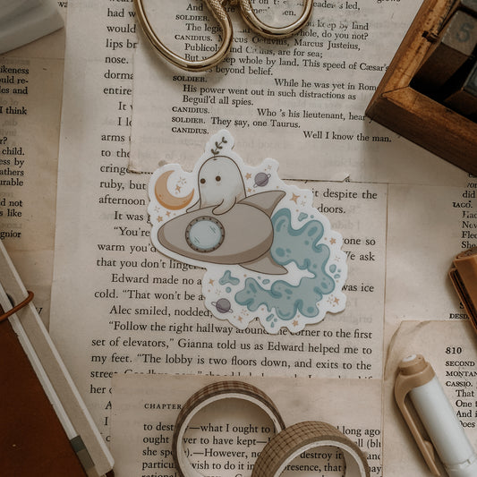 Cello in the Galaxy Vinyl Sticker