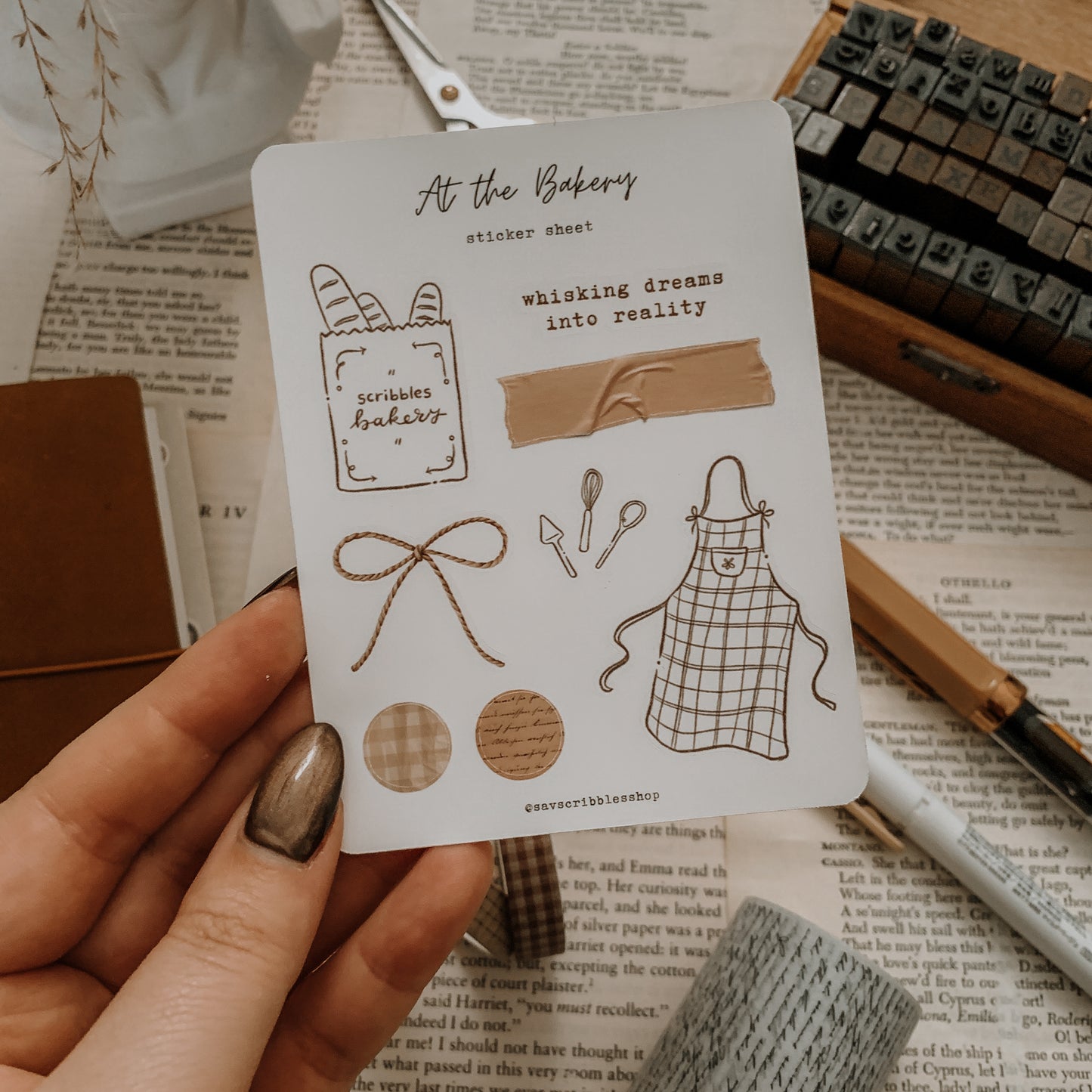 At The Bakery Sticker Sheet