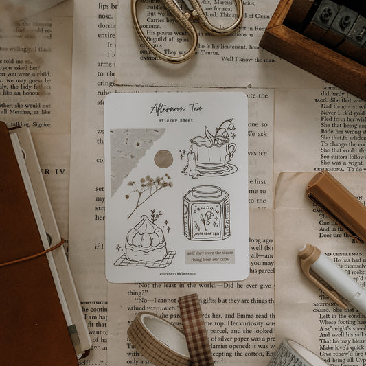 Afternoon Tea Sticker Sheet