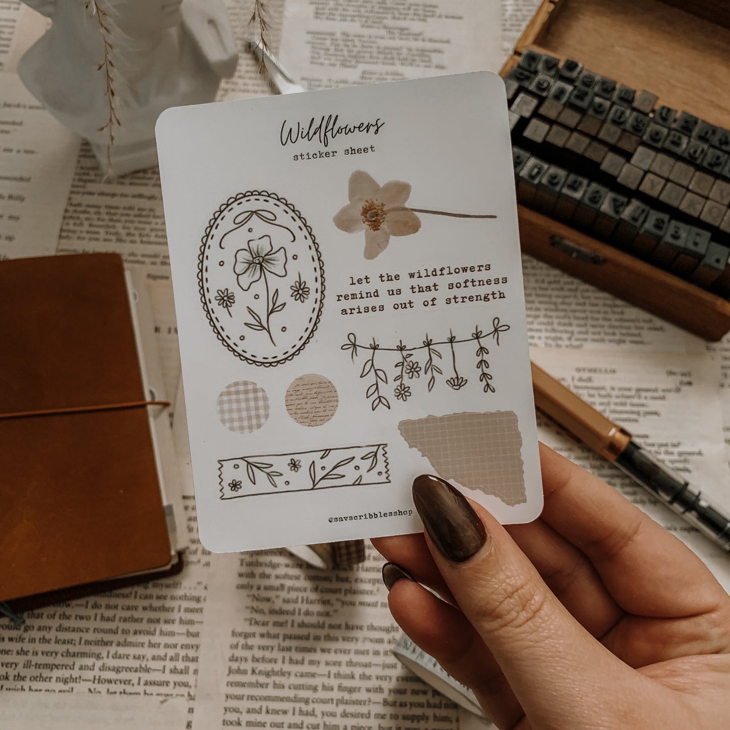 Wildflowers Sticker Sheet