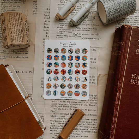 Picasso Circles Sticker Sheet