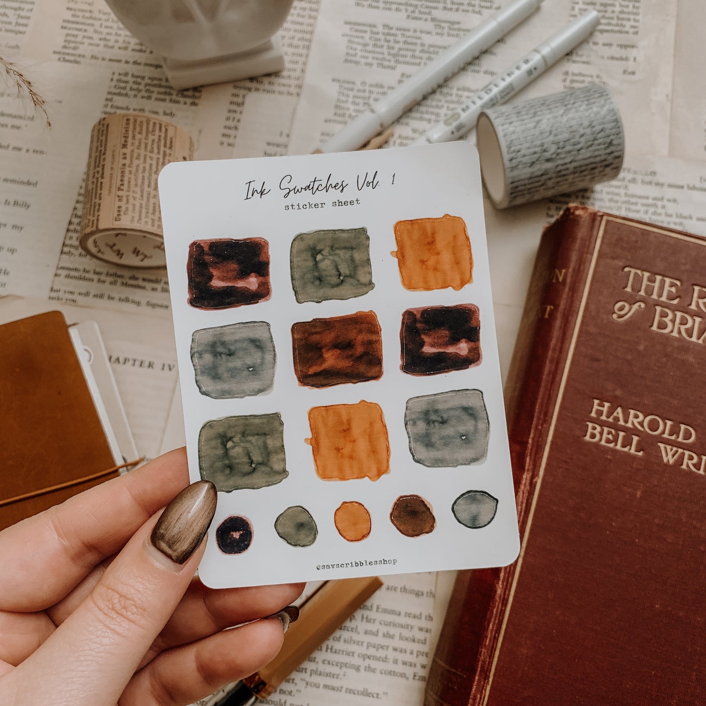 Ink Swatches Vol. 1 Sticker Sheet