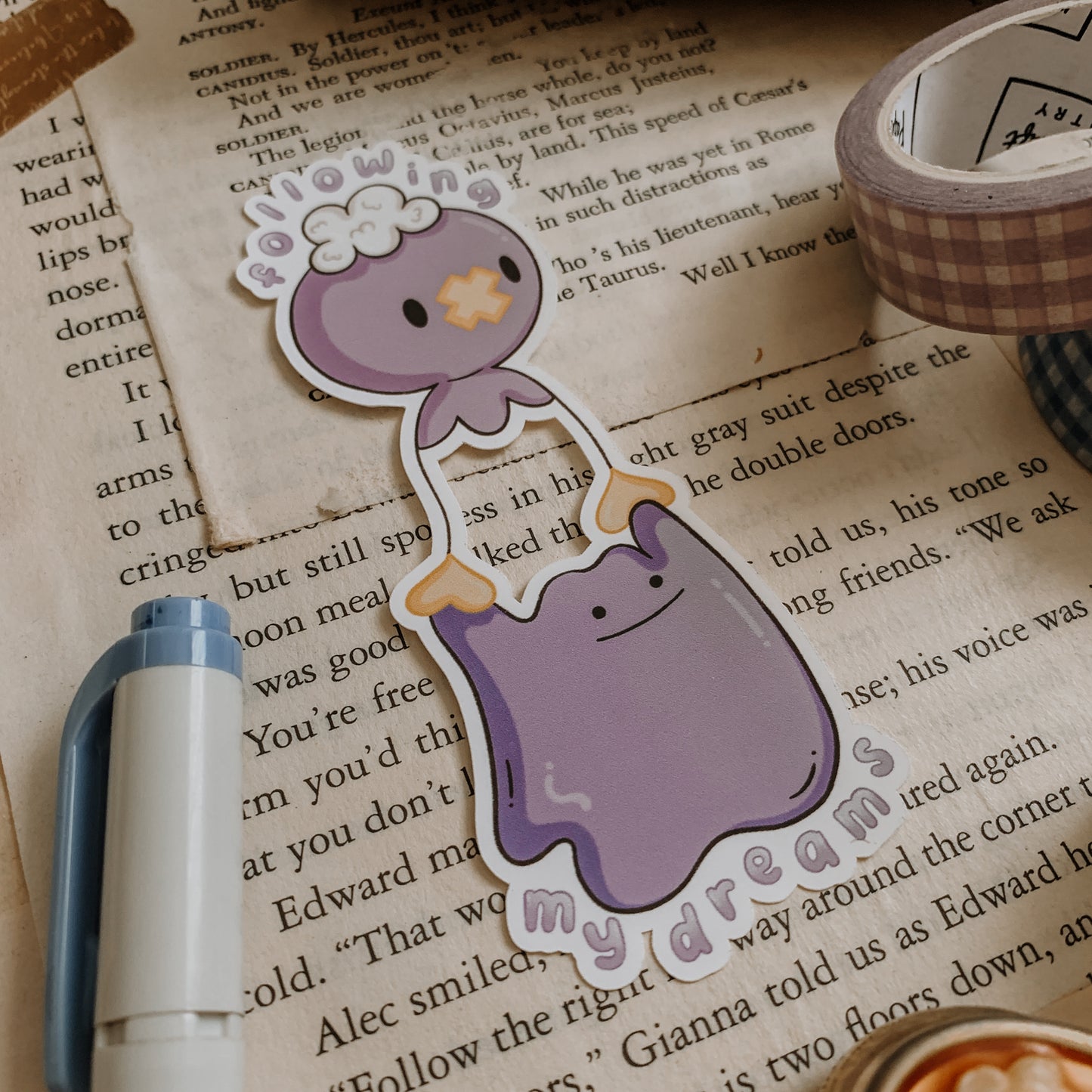Following My Dreams Vinyl Sticker