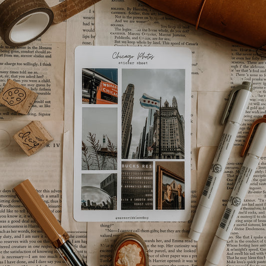 Chicago Photos Sticker Sheet