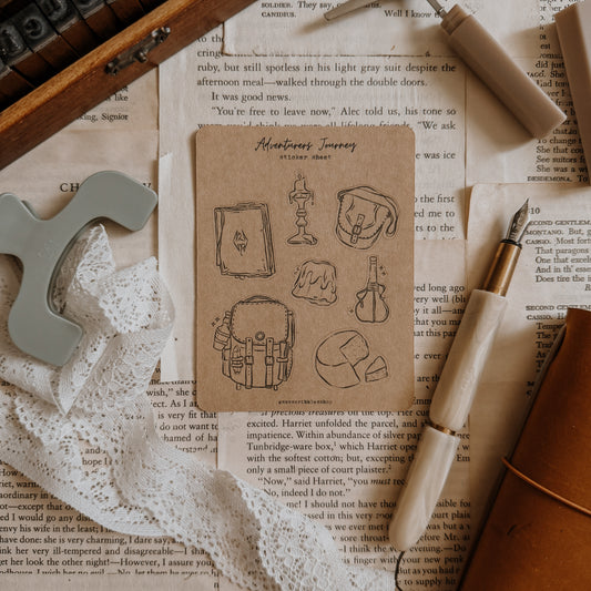 Adventurer's Journey Sticker Sheet