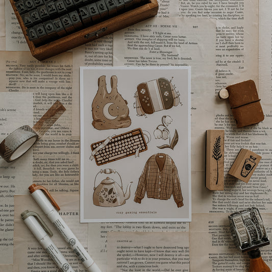 Cozy Gaming Art Print