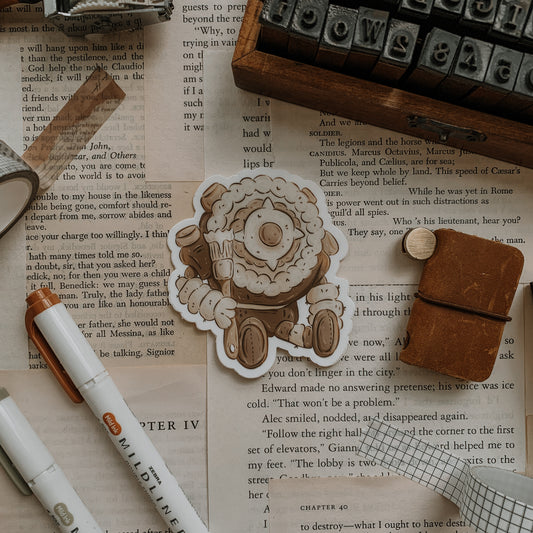Artsy Ruin Guard Vinyl Sticker