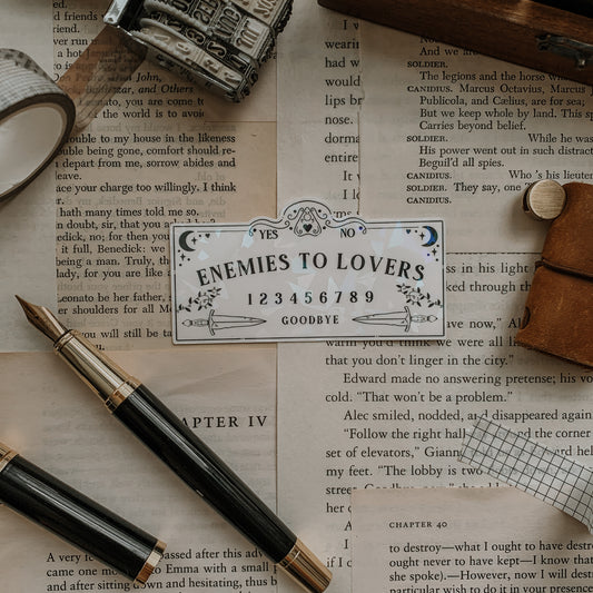 Enemies to Lovers Vinyl Sticker