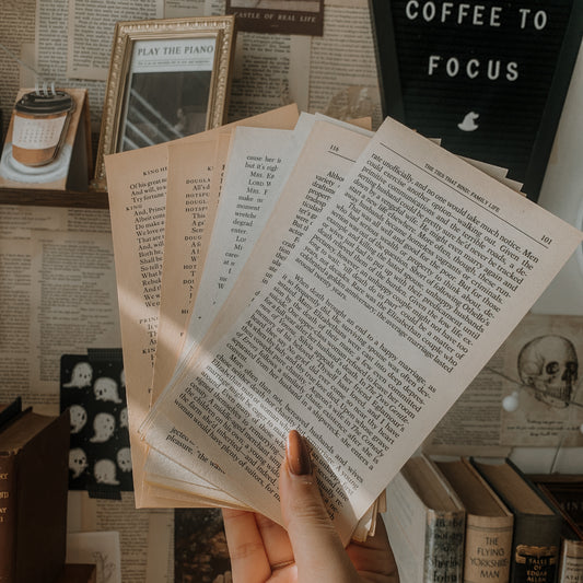 Vintage Book Pages Bundle