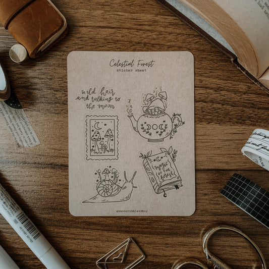 Celestial Forest Sticker Sheet